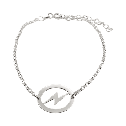Pulsera Ray de plata 925 con rayo