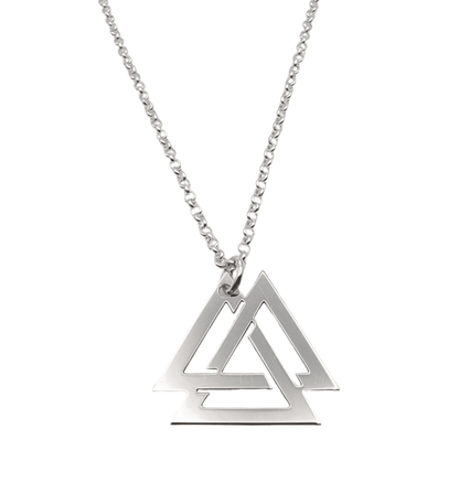 Collar Triyan geométrico de plata 925