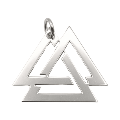 Collar Triyan geométrico de plata 925