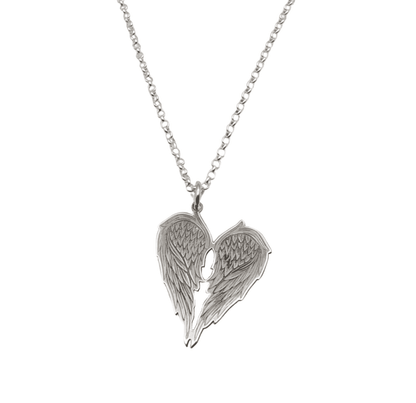 Collar Pada de plata 925 con alas