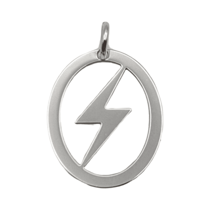 Collar Ray de plata 925 con colgante de rayo