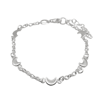 Pulsera Maan de plata 925 con media luna