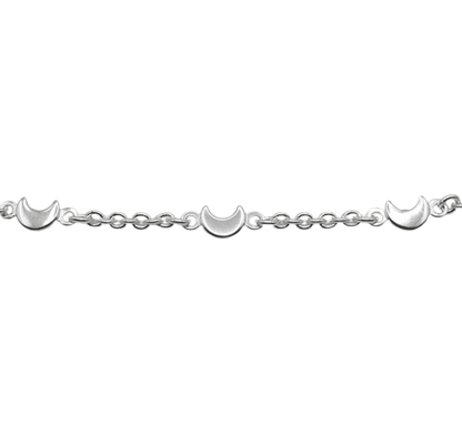 Pulsera Maan de plata 925 con media luna