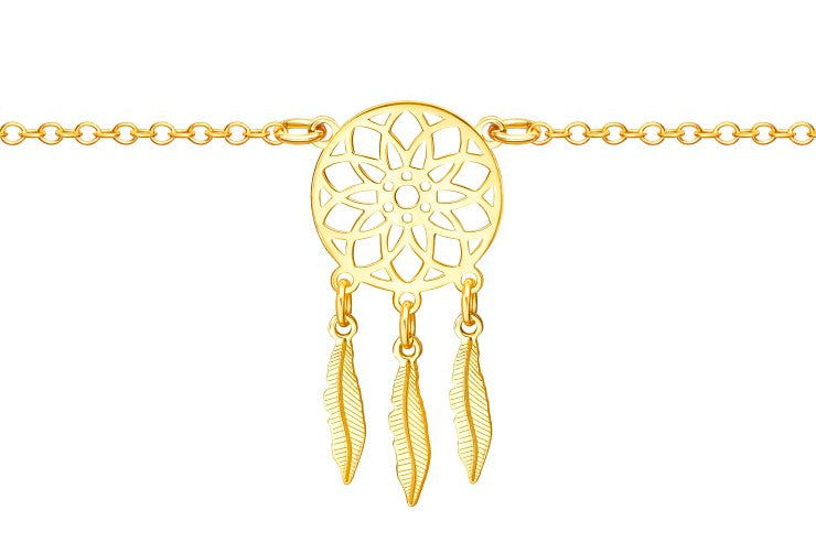 Collar Mimpi bañado en oro