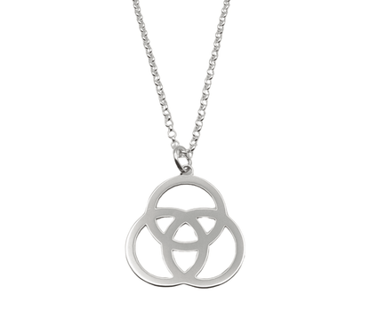 Collar Bulat de plata 925 con Flor de la Vida