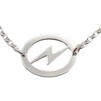 Pulsera Ray de plata 925 con rayo
